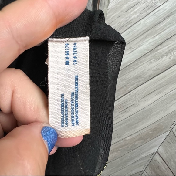 ANTHROPOLOGIE Silk Ombre Ikat Cold Shoulder Dress 12 - Picture 7 of 8